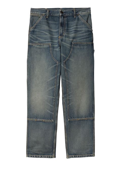 double knee pant man blue CARHARTT WIP | I03269901.4Q